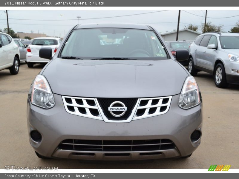 Gotham Gray Metallic / Black 2011 Nissan Rogue S AWD