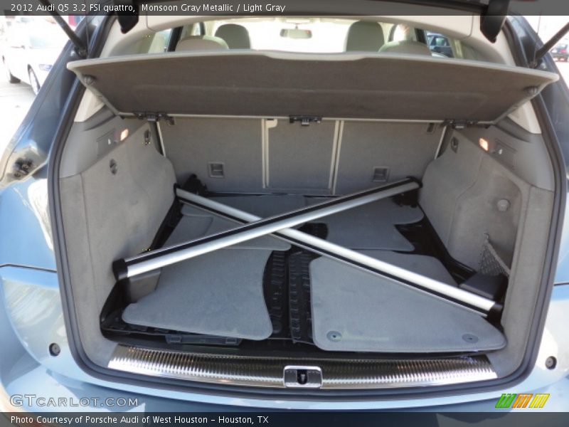 Monsoon Gray Metallic / Light Gray 2012 Audi Q5 3.2 FSI quattro