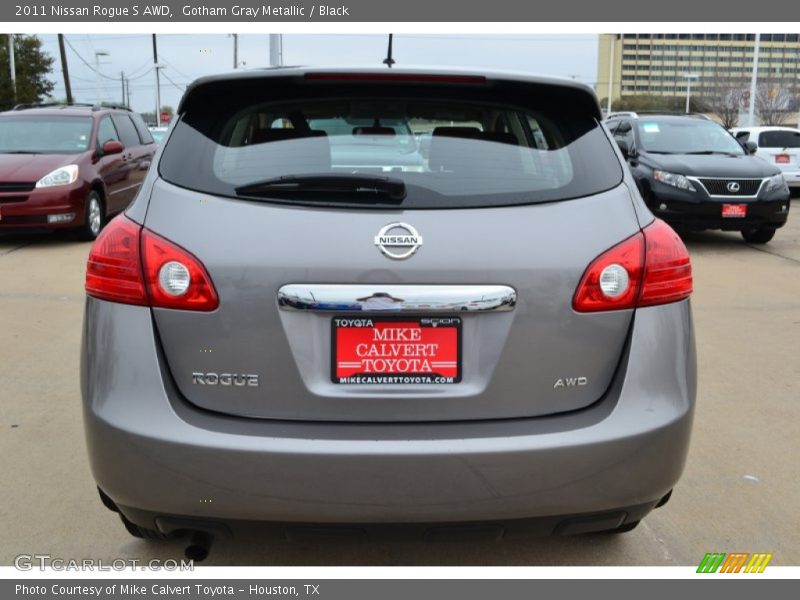 Gotham Gray Metallic / Black 2011 Nissan Rogue S AWD