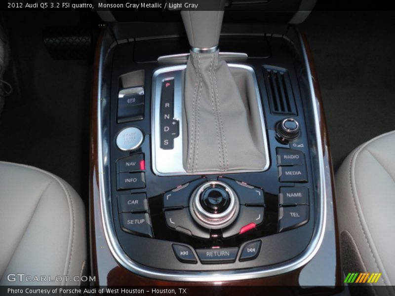 Monsoon Gray Metallic / Light Gray 2012 Audi Q5 3.2 FSI quattro