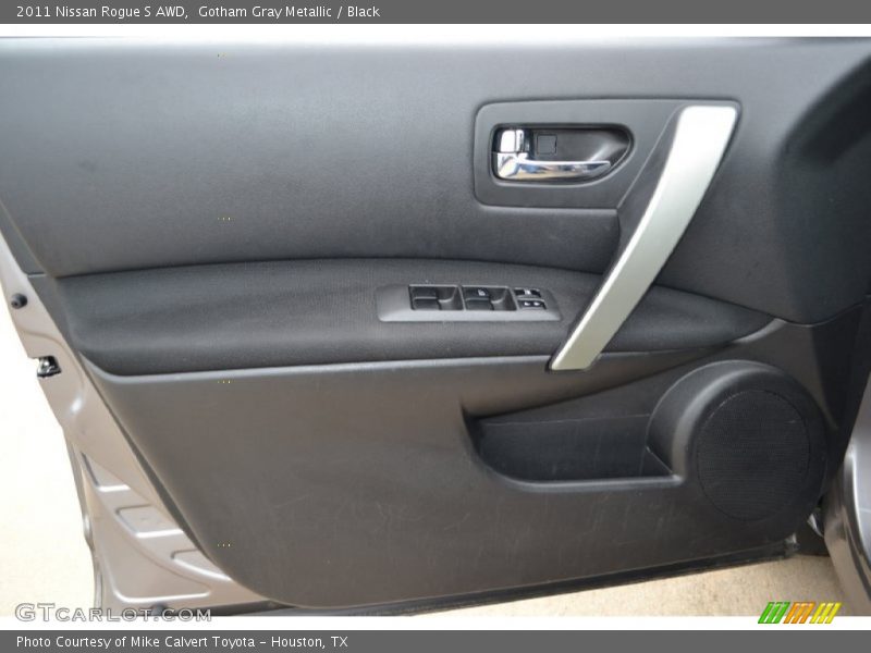 Gotham Gray Metallic / Black 2011 Nissan Rogue S AWD