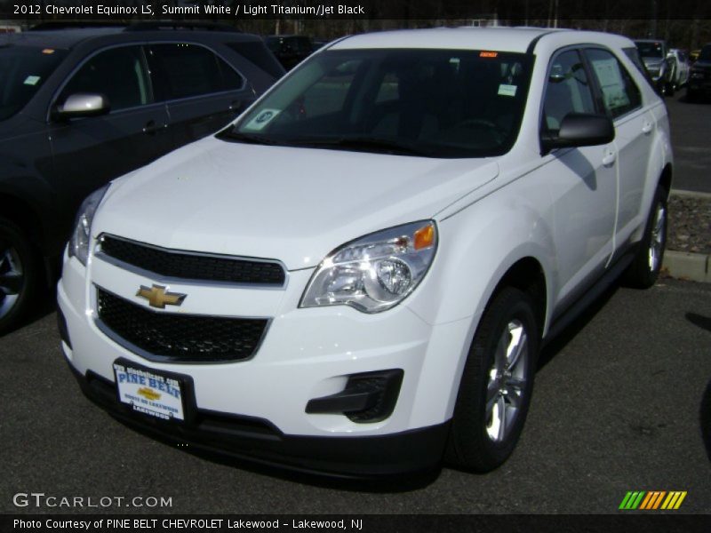 Summit White / Light Titanium/Jet Black 2012 Chevrolet Equinox LS