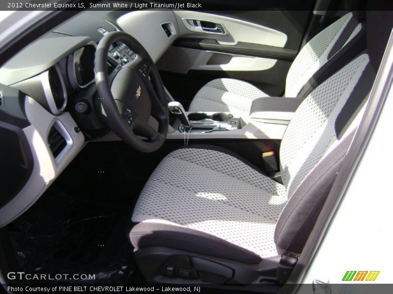 Summit White / Light Titanium/Jet Black 2012 Chevrolet Equinox LS