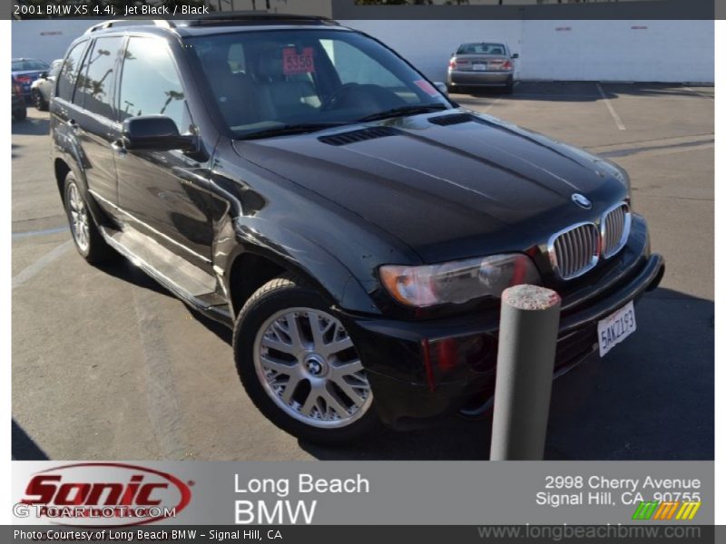 Jet Black / Black 2001 BMW X5 4.4i