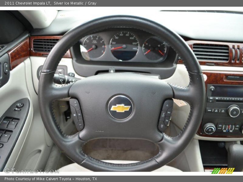 Silver Ice Metallic / Gray 2011 Chevrolet Impala LT