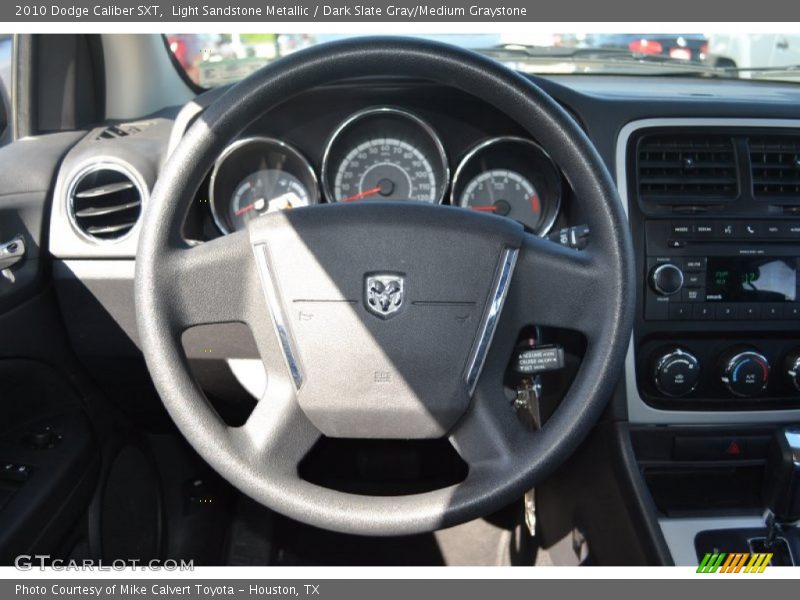 Light Sandstone Metallic / Dark Slate Gray/Medium Graystone 2010 Dodge Caliber SXT
