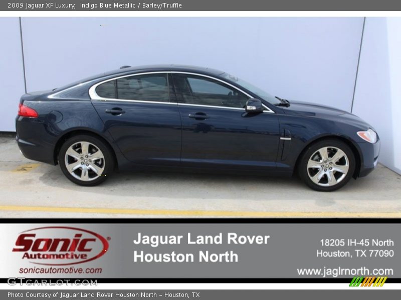 Indigo Blue Metallic / Barley/Truffle 2009 Jaguar XF Luxury