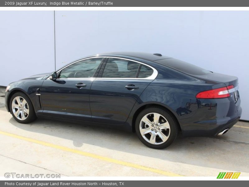 Indigo Blue Metallic / Barley/Truffle 2009 Jaguar XF Luxury