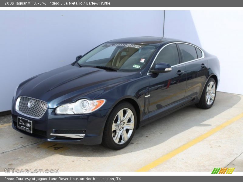 Indigo Blue Metallic / Barley/Truffle 2009 Jaguar XF Luxury