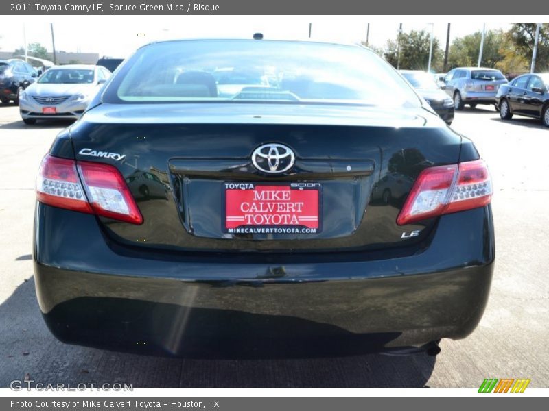 Spruce Green Mica / Bisque 2011 Toyota Camry LE