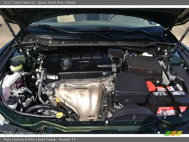 Spruce Green Mica / Bisque 2011 Toyota Camry LE