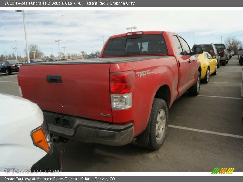 Radiant Red / Graphite Gray 2010 Toyota Tundra TRD Double Cab 4x4