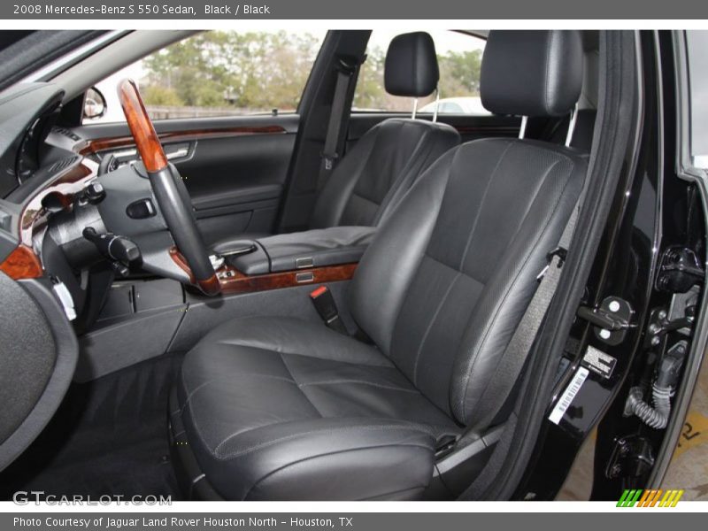 Black / Black 2008 Mercedes-Benz S 550 Sedan