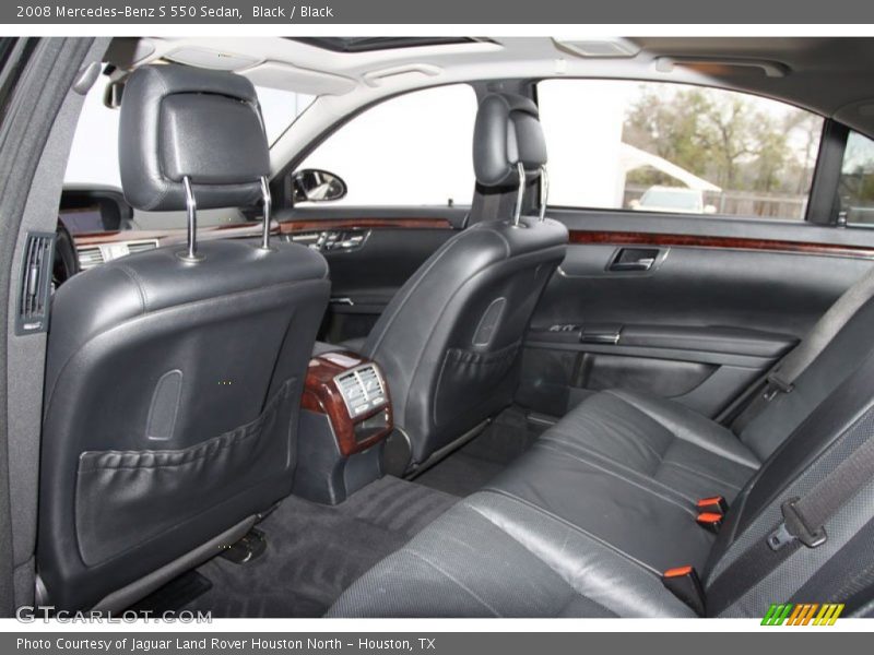 Black / Black 2008 Mercedes-Benz S 550 Sedan