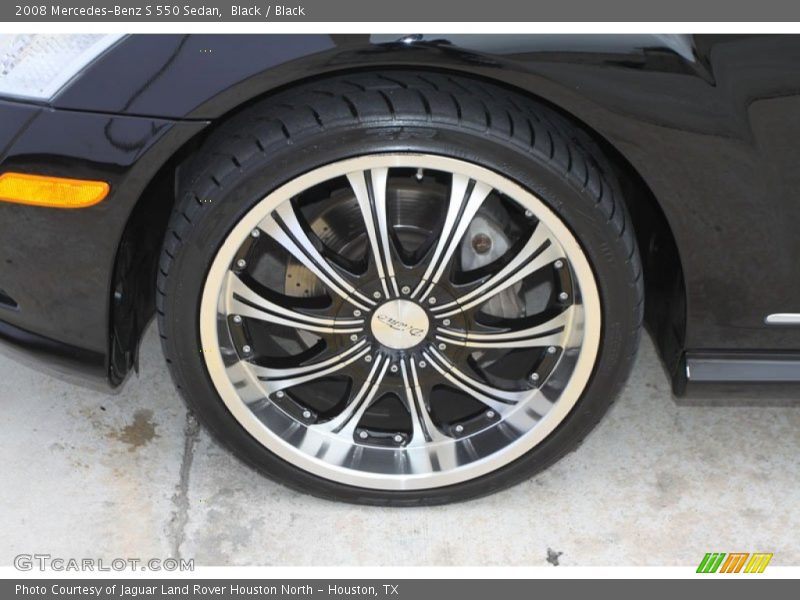 Black / Black 2008 Mercedes-Benz S 550 Sedan