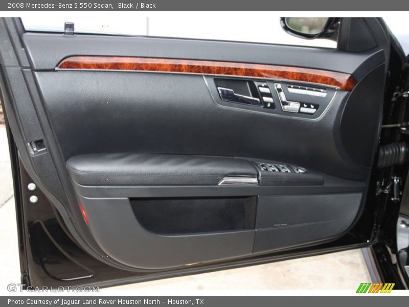 Black / Black 2008 Mercedes-Benz S 550 Sedan