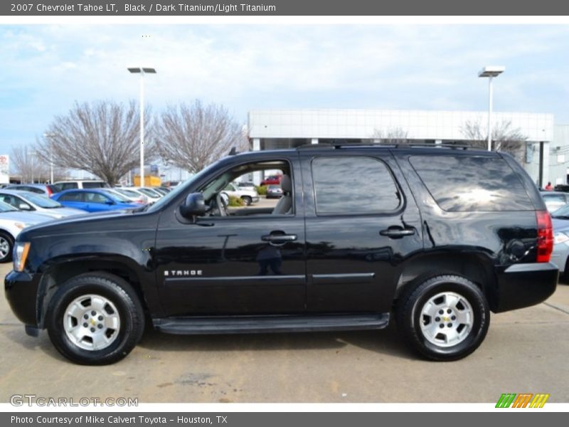 Black / Dark Titanium/Light Titanium 2007 Chevrolet Tahoe LT