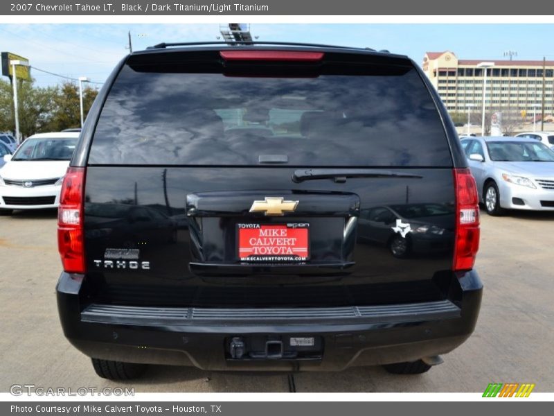 Black / Dark Titanium/Light Titanium 2007 Chevrolet Tahoe LT