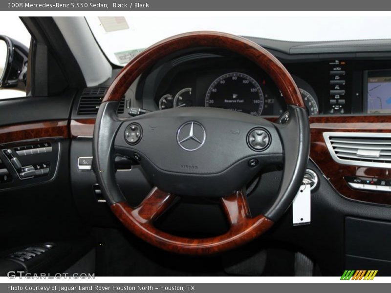 Black / Black 2008 Mercedes-Benz S 550 Sedan