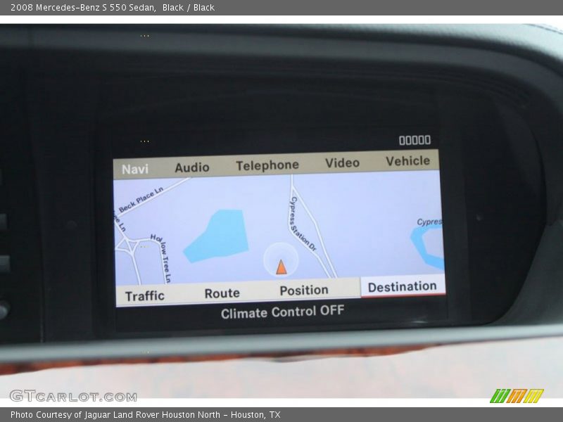 Black / Black 2008 Mercedes-Benz S 550 Sedan