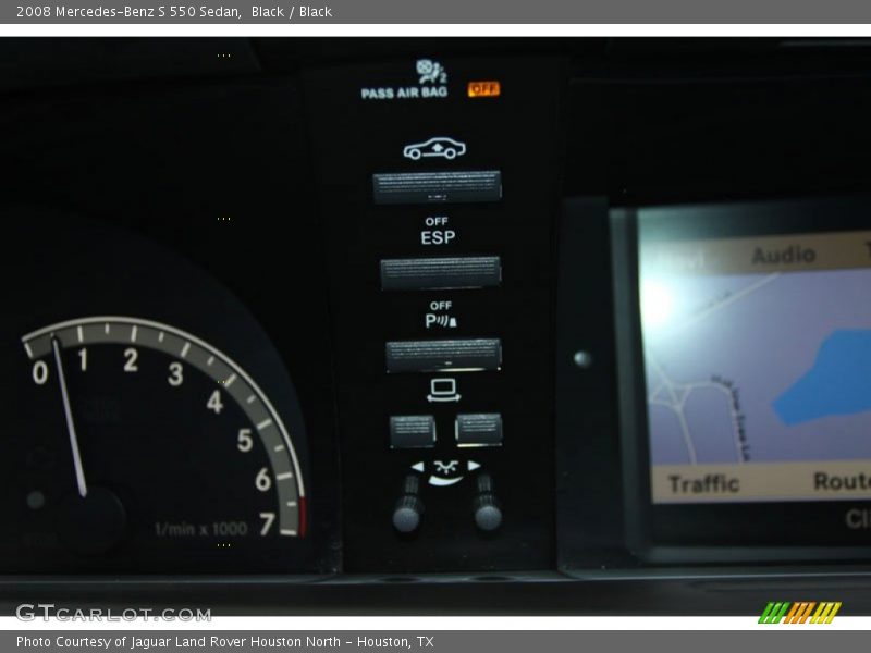 Black / Black 2008 Mercedes-Benz S 550 Sedan