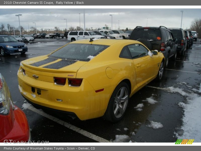 Rally Yellow / Black 2010 Chevrolet Camaro SS Coupe