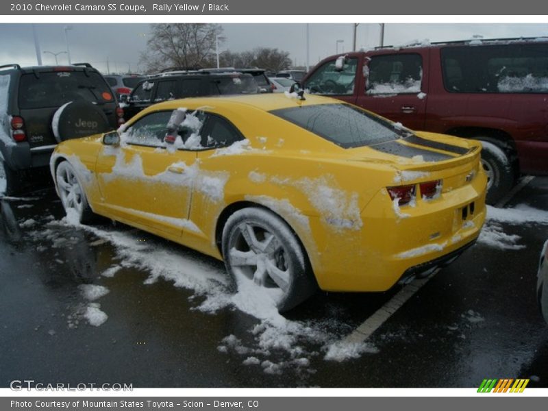 Rally Yellow / Black 2010 Chevrolet Camaro SS Coupe