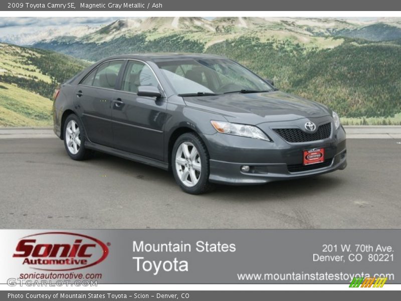Magnetic Gray Metallic / Ash 2009 Toyota Camry SE