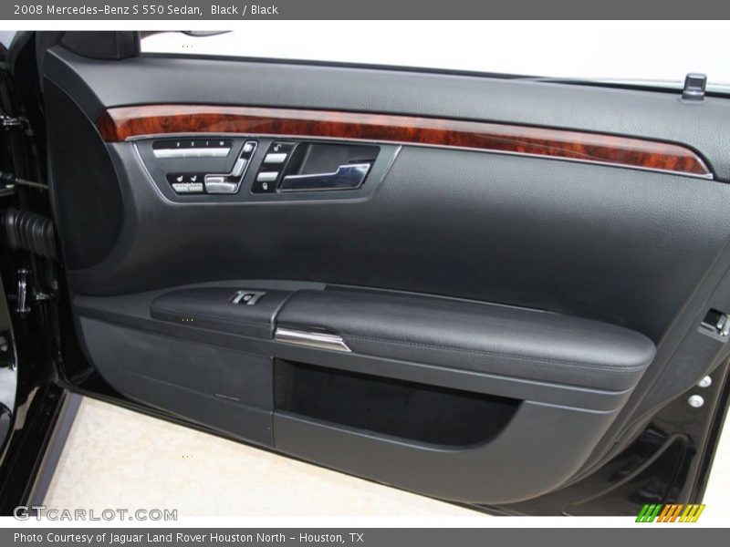 Black / Black 2008 Mercedes-Benz S 550 Sedan