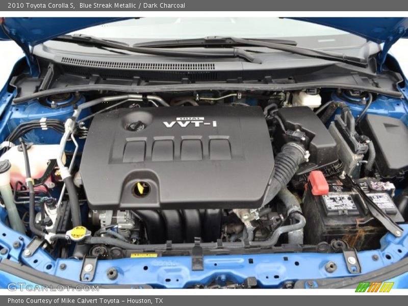  2010 Corolla S Engine - 1.8 Liter DOHC 16-Valve Dual VVT-i 4 Cylinder