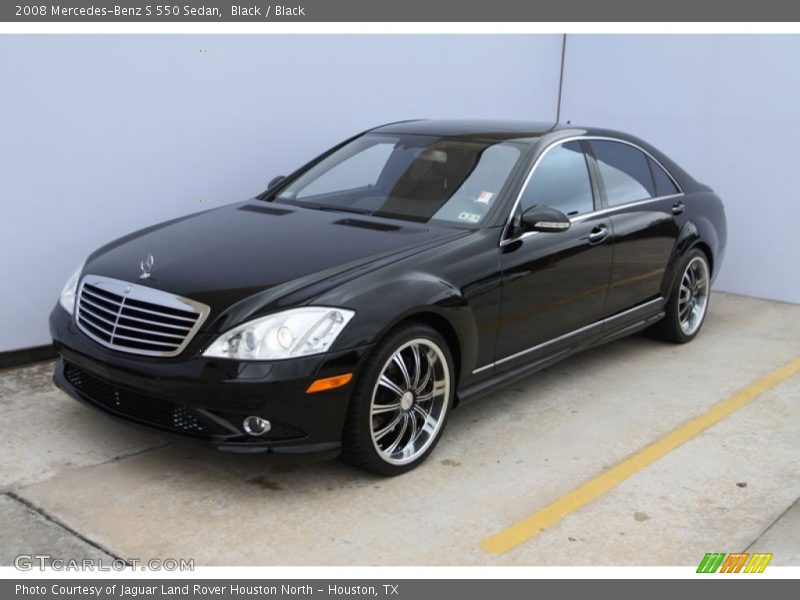 Black / Black 2008 Mercedes-Benz S 550 Sedan