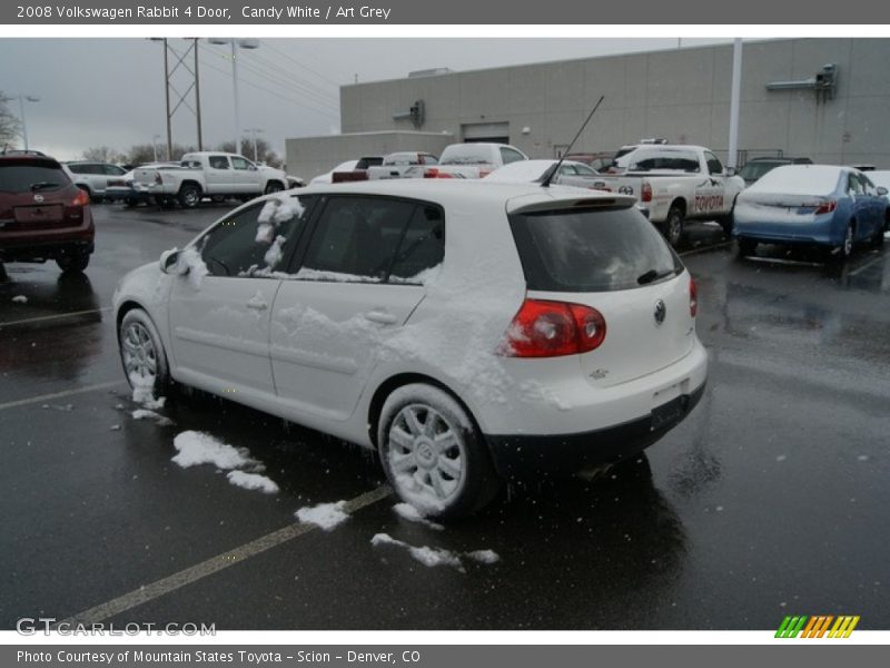 Candy White / Art Grey 2008 Volkswagen Rabbit 4 Door