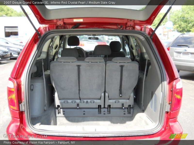 Inferno Red Crystal Pearl / Medium Slate Gray 2007 Dodge Grand Caravan SE