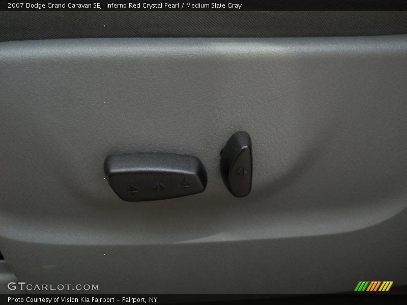 Inferno Red Crystal Pearl / Medium Slate Gray 2007 Dodge Grand Caravan SE