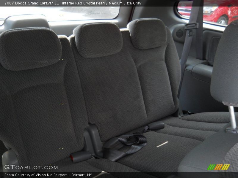 Inferno Red Crystal Pearl / Medium Slate Gray 2007 Dodge Grand Caravan SE