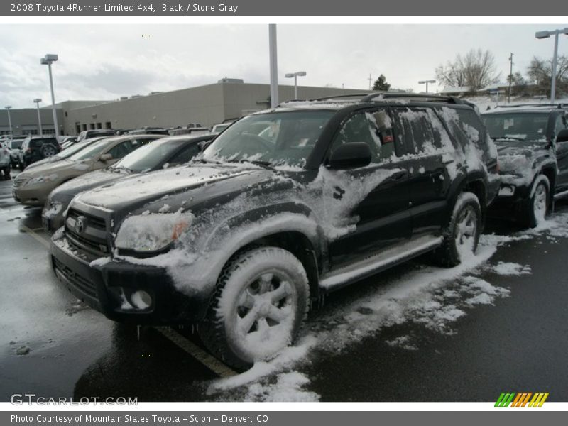 Black / Stone Gray 2008 Toyota 4Runner Limited 4x4