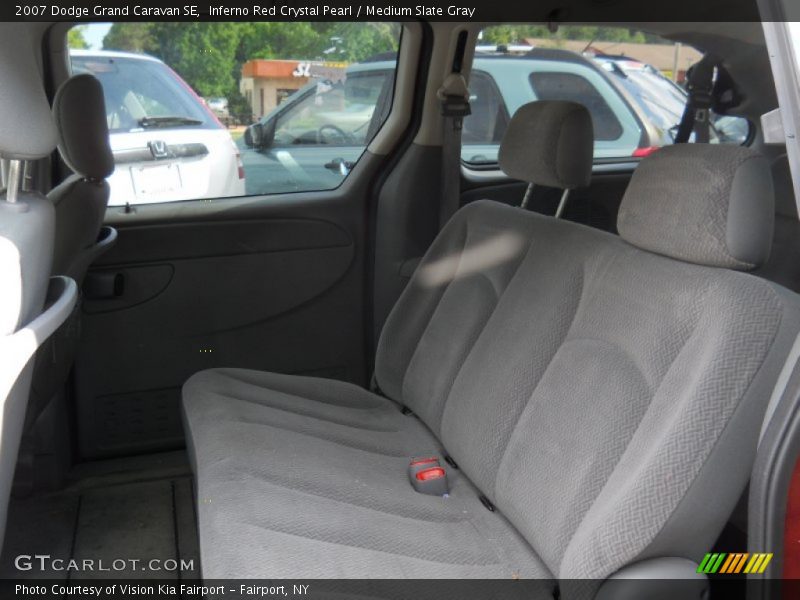 Inferno Red Crystal Pearl / Medium Slate Gray 2007 Dodge Grand Caravan SE