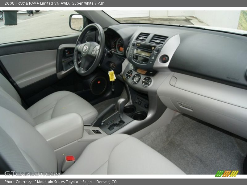 Super White / Ash 2008 Toyota RAV4 Limited V6 4WD