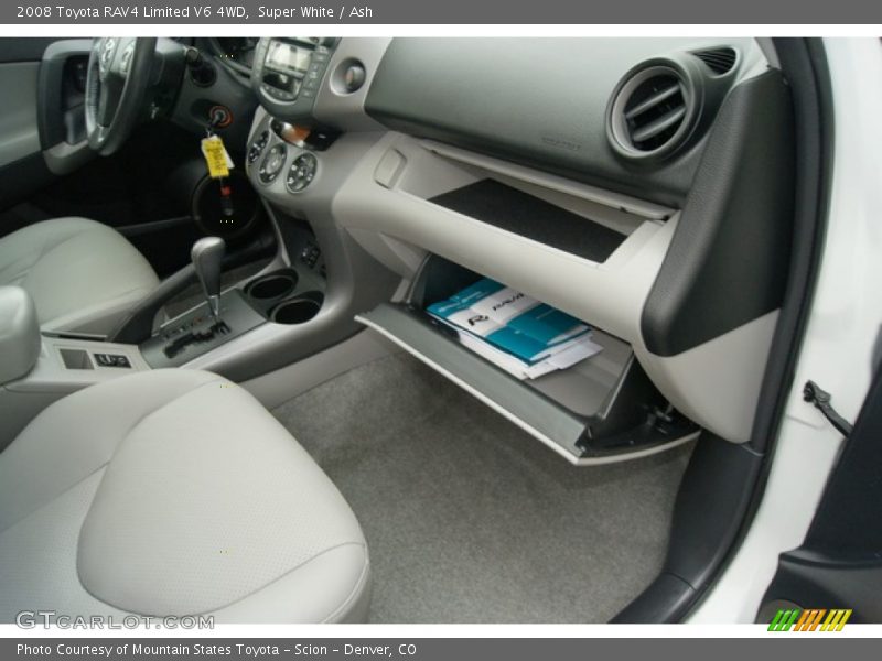 Super White / Ash 2008 Toyota RAV4 Limited V6 4WD