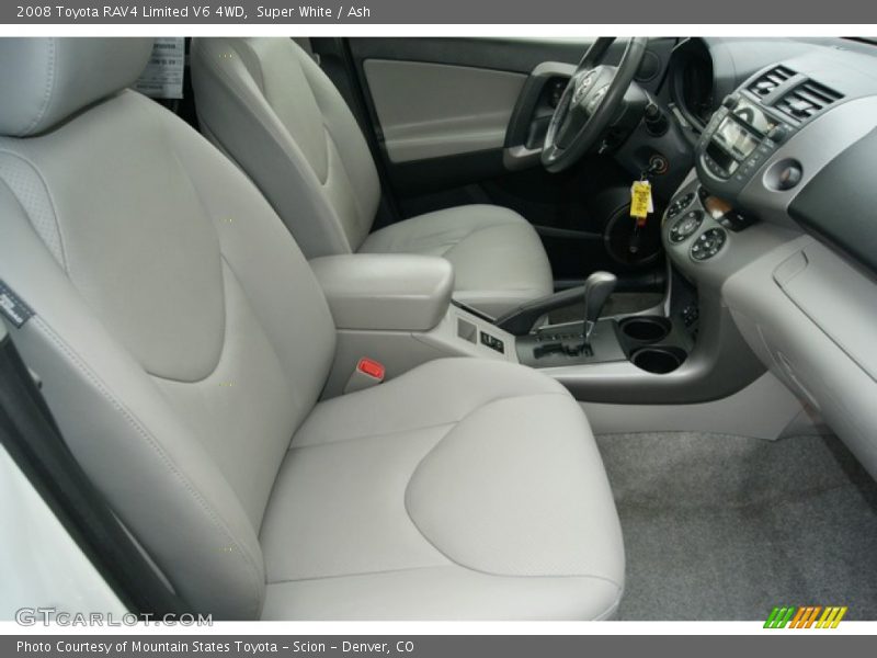 Super White / Ash 2008 Toyota RAV4 Limited V6 4WD