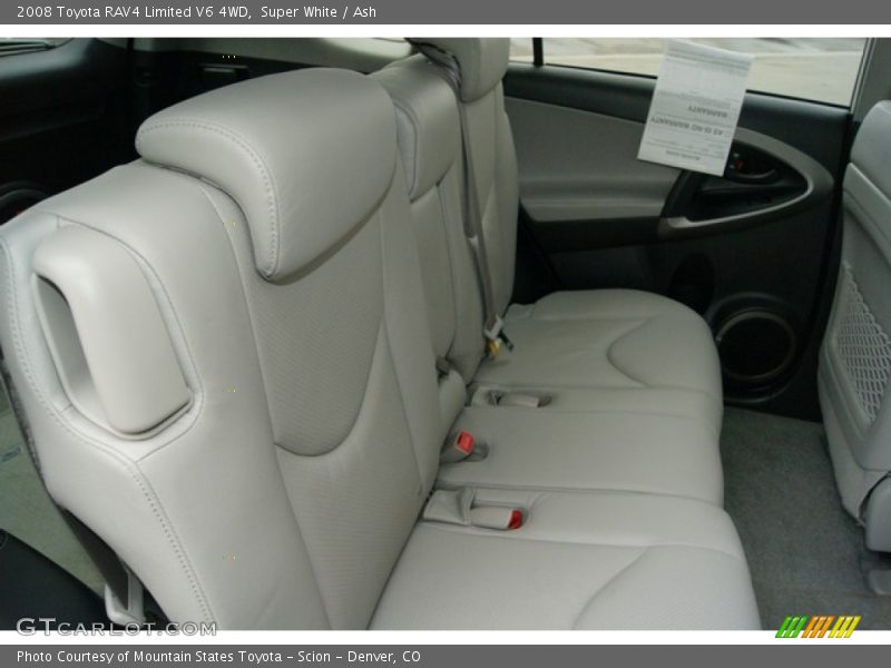 Super White / Ash 2008 Toyota RAV4 Limited V6 4WD