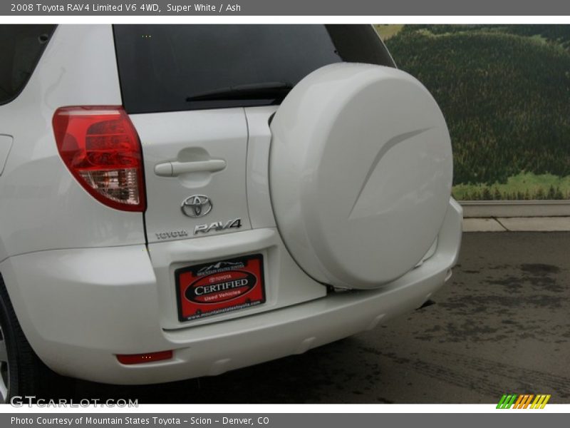 Super White / Ash 2008 Toyota RAV4 Limited V6 4WD