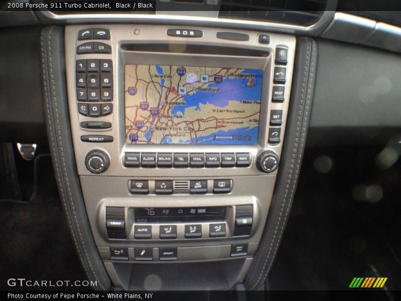 Navigation of 2008 911 Turbo Cabriolet