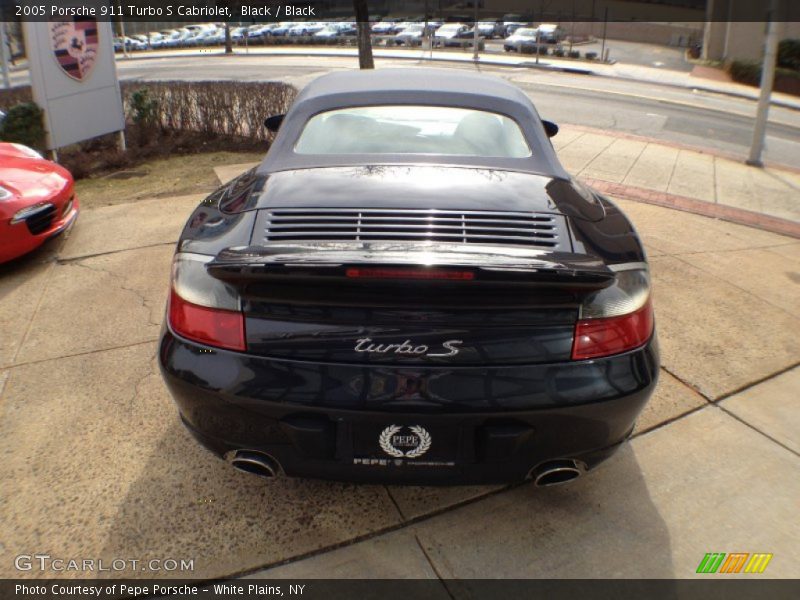 Black / Black 2005 Porsche 911 Turbo S Cabriolet