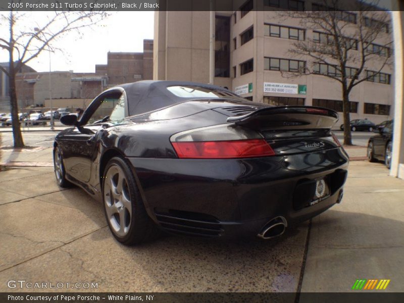Black / Black 2005 Porsche 911 Turbo S Cabriolet
