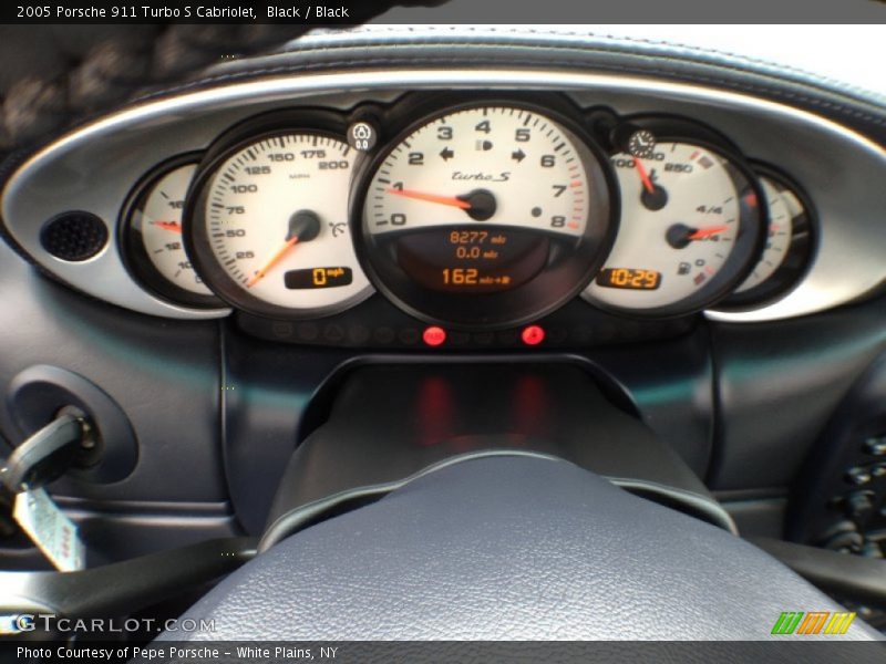 Black / Black 2005 Porsche 911 Turbo S Cabriolet
