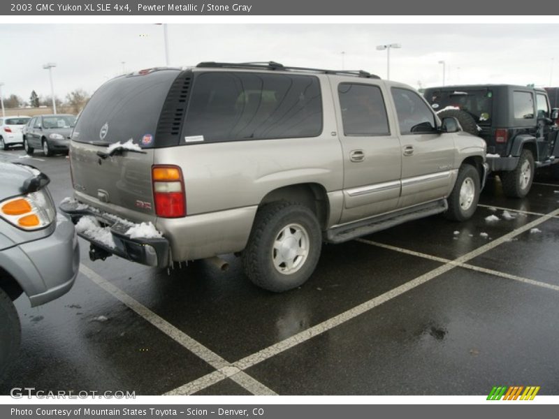 Pewter Metallic / Stone Gray 2003 GMC Yukon XL SLE 4x4