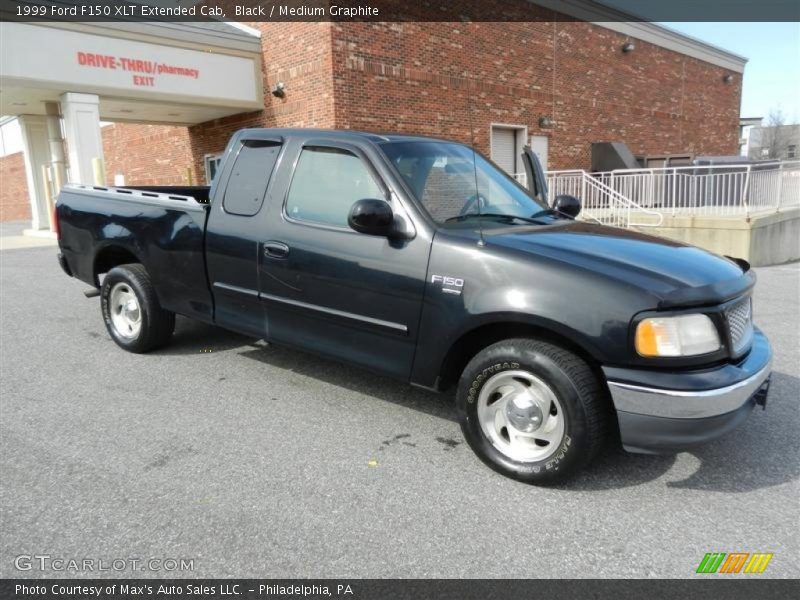 Black / Medium Graphite 1999 Ford F150 XLT Extended Cab