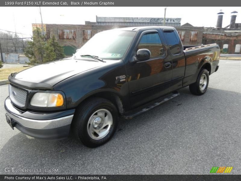 Black / Medium Graphite 1999 Ford F150 XLT Extended Cab