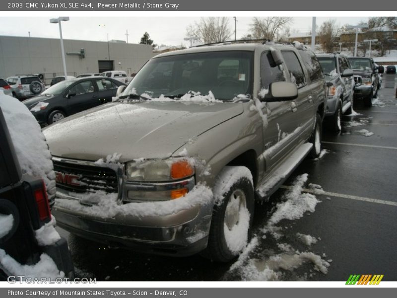 Pewter Metallic / Stone Gray 2003 GMC Yukon XL SLE 4x4